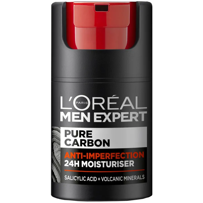 L'Oreal Paris Men Expert Pure Carbon Anti-Imperfection Face Cream Κρέμα Προσώπου 24ωρης Ενυδάτωσης για Λιπαρές & Μικτές Επιδερμίδες 50ml