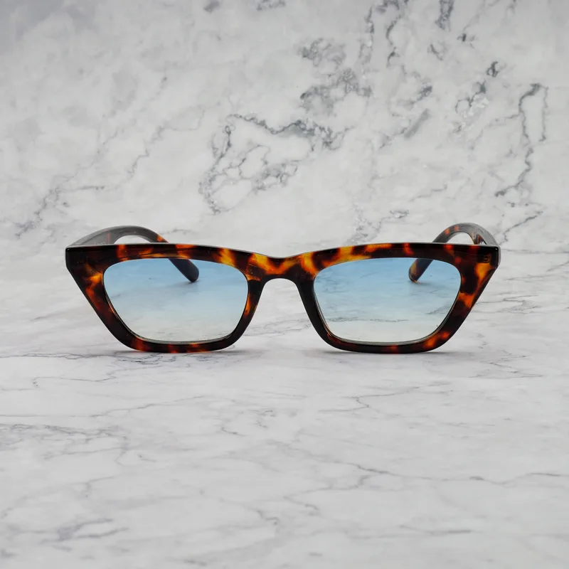 KAT 24EP4 - KAT - TORTOISE - GRADIENT BLUE Sunglasses | Tortoise | Gradient Blue Shades | Explicit Poets Sunglasses