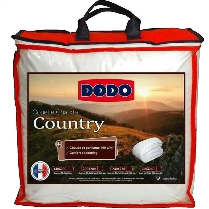 Dodo Couette COUNTRY 400 g/m² Blanc