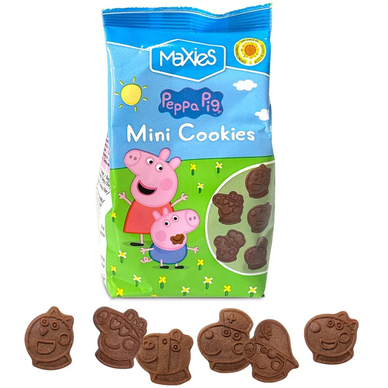 Maxies Peppa Pig Mini Cookies Παιδικά Μπισκότα Δημητριακών με Κακάο 100g