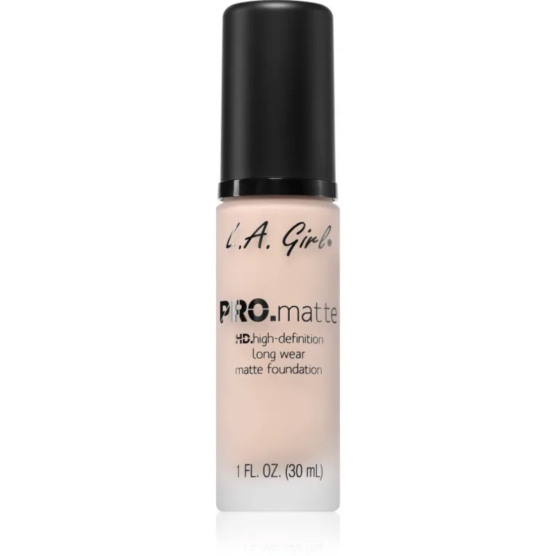 L.A. Girl Cosmetics PRO. Matte HD μακράς διαρκείας μεικ απ με ματ αποτελέσματα απόχρωση Ivory 30 ml