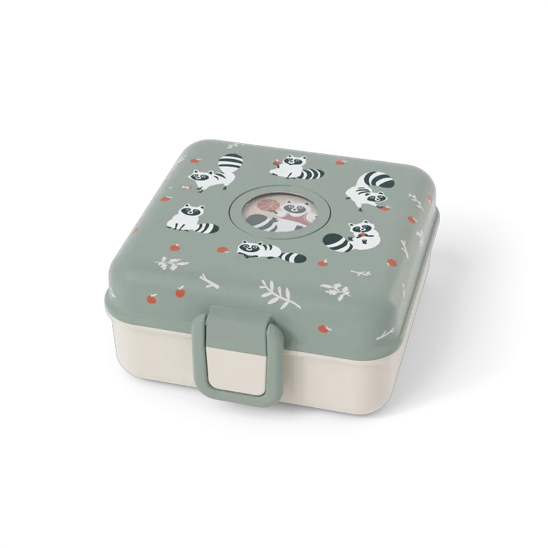 850ml Δοχείο Φαγητού MB Snacky - Raccoon