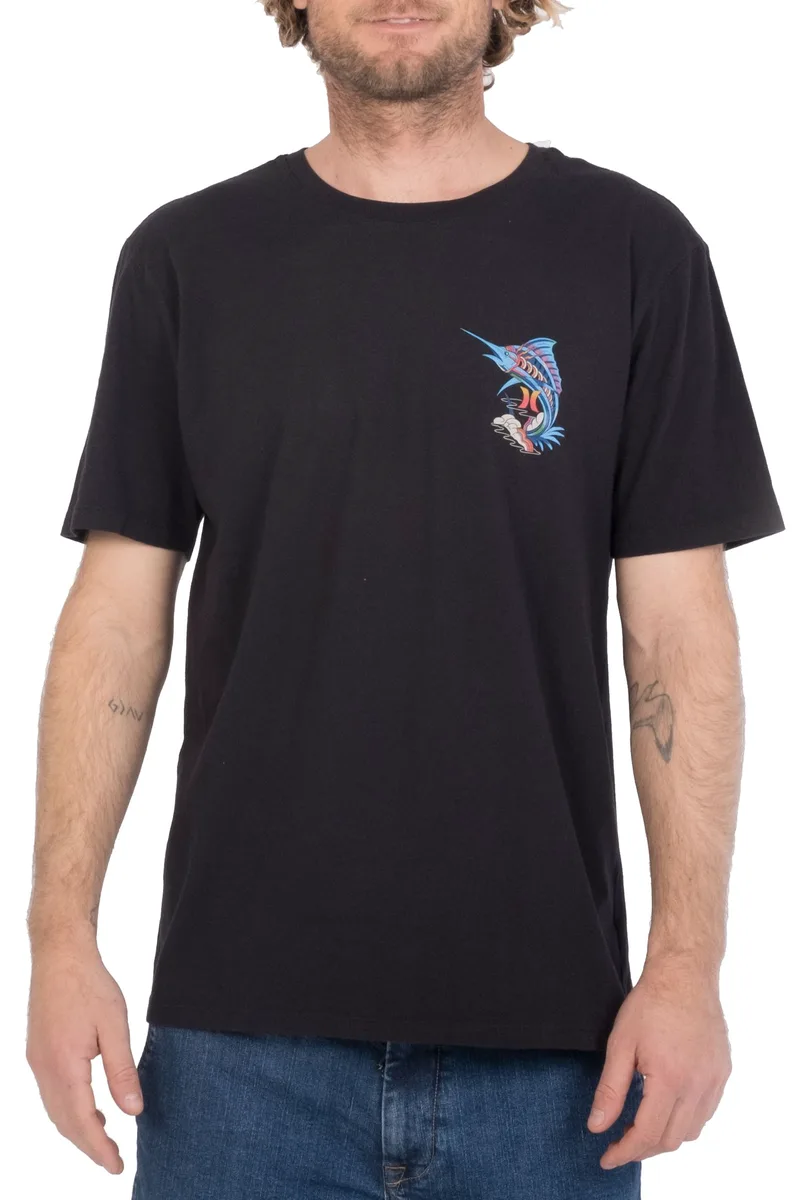Μπλούζα Κοντομάνικη Hurley Everyday Washed Trippy Fish MTS0029890-H010 Ανδρικό