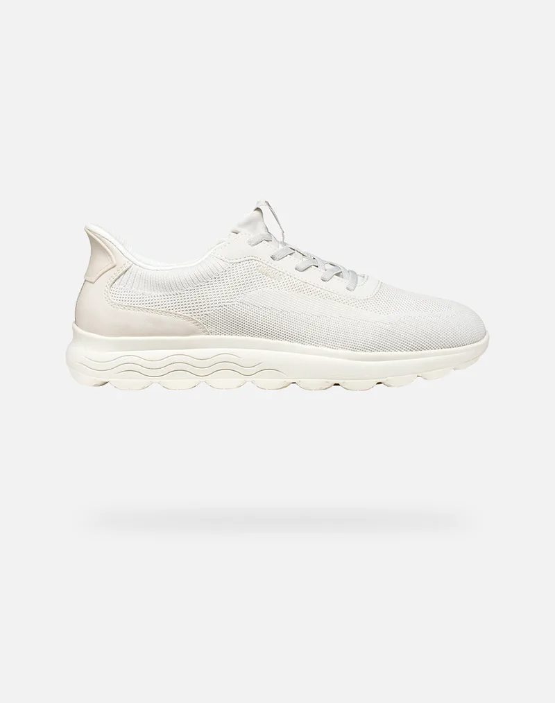 GEOX U SPHERICA PLUS A - KNIT.TE+SY U55MPA06KEKC1002-C1002 OffWhite