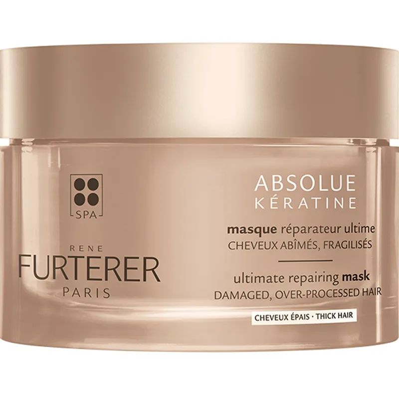 Rene Furterer Absolue Keratine Ultimate Repairing Mask for Thick Hair Μάσκα Μαλλιών Απόλυτης Επανόρθωσης & Αναδόμησης για Χονδρή Τρίχα 200ml