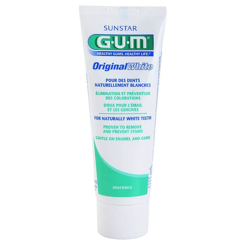 G.U.M Original White λευκαντική οδοντόκρεμα 75 ml