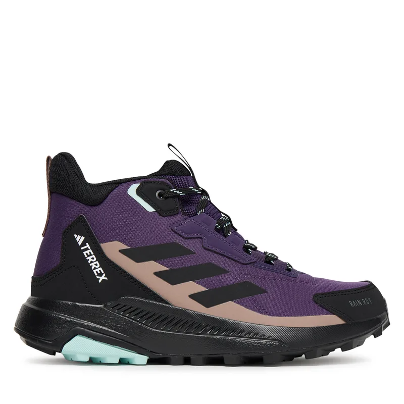 Παπούτσια πεζοπορίας adidas Terrex Anylander Mid Rain.Rdy JQ9966 Μωβ
