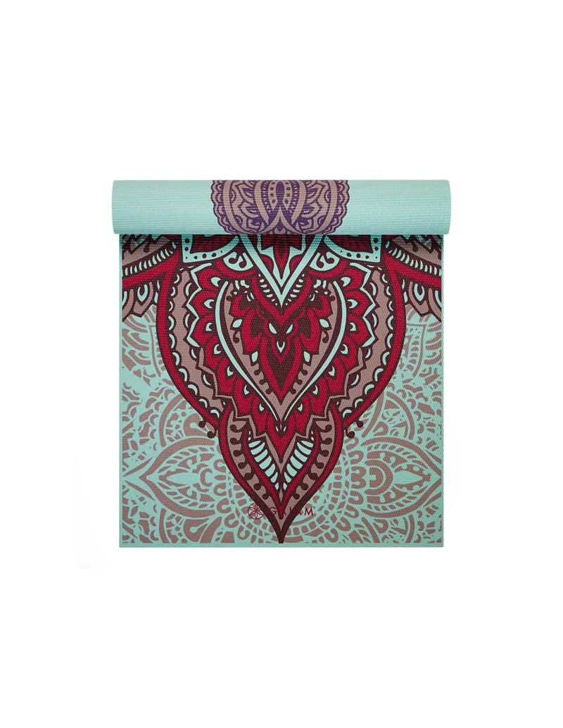 Yoga mat Gaiam Ara Rouge reversible 6 mm 63368