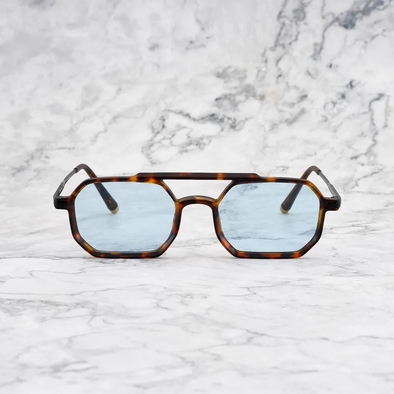 RICHARD 40EP5M - RICHARD - MATT TORTOISE - BLUE Sunglasses | Matt Tortoise | Blue Shades | Explicit Poets Sunglasses