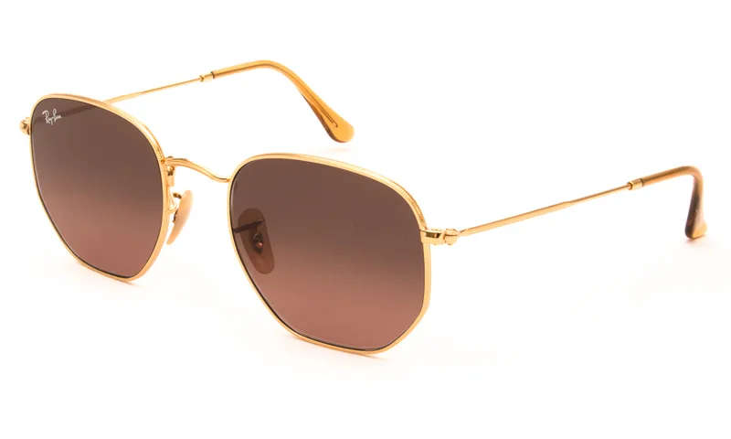 RAY BAN ΓΥΑΛΙΑ ΗΛΙΟΥ RAY BAN HEXAGONAL 3548N 912443 5421 3548N Χρυσό