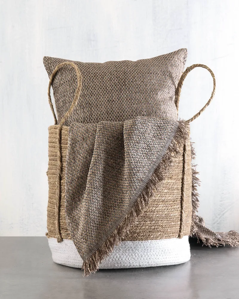 Διακοσμητική μαξιλαροθήκη (40Χ40) ROWEN BROWN, RYTHMOS HOME