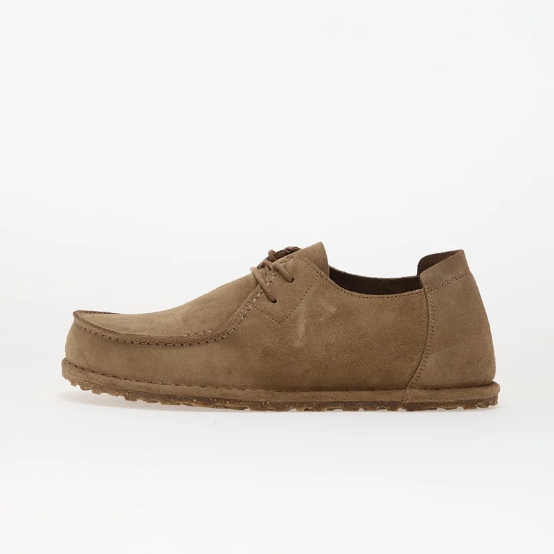 Sneakers Birkenstock Utti Lace Suede Leather Gray Taupe EUR 43