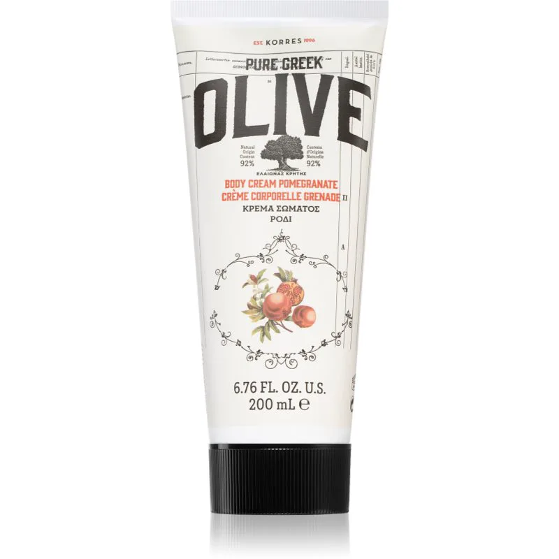 Korres Pure Greek Olive & Pomegranate ενυδατικό γαλάκτωμα σώματος 200 ml
