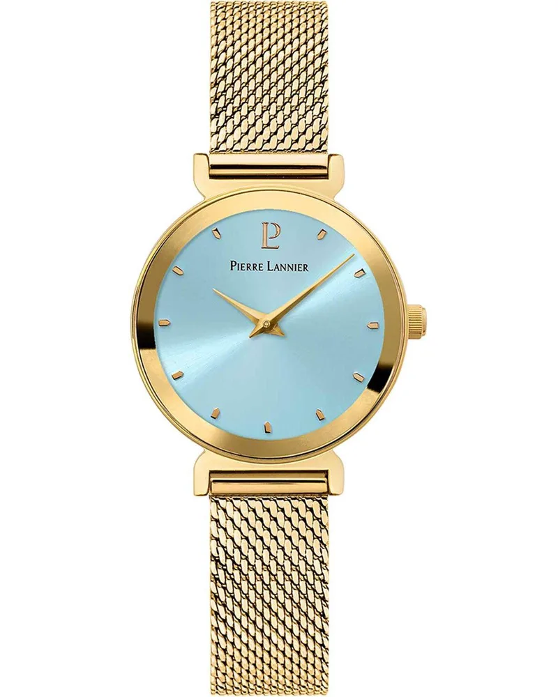 PIERRE LANNIER Pure - 035R562, Χρυσό case with Stainless Steel Bracelet