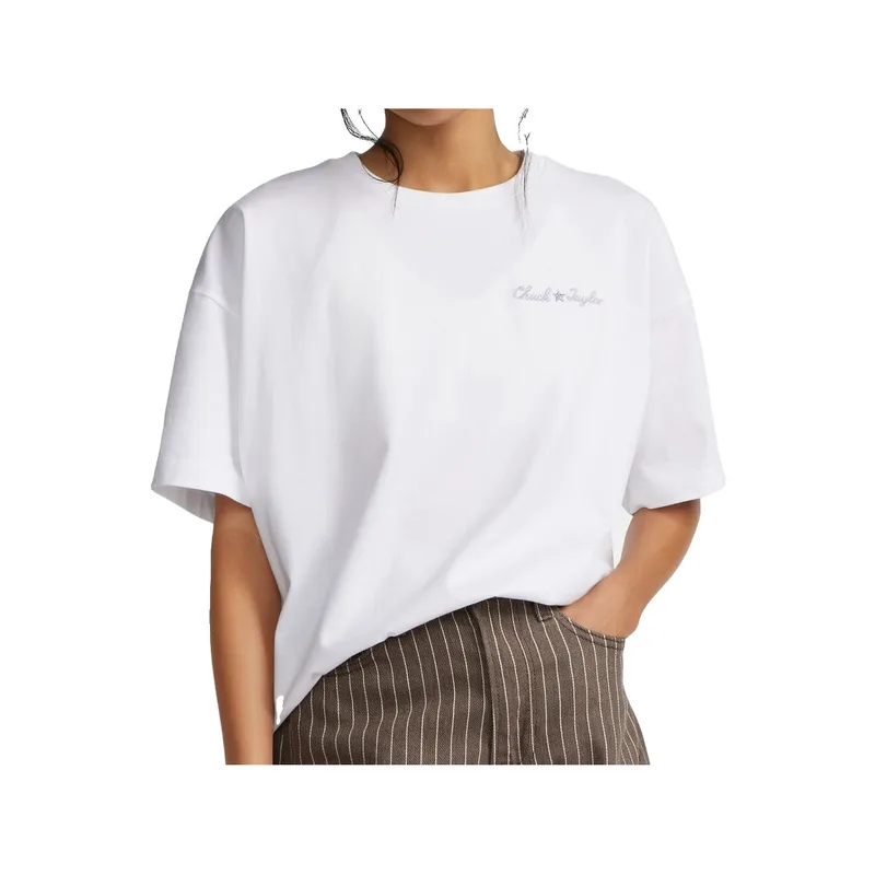 T-shirt με κοντά μανίκια Converse T-shirt Femme Chuck Taylor Infill coton