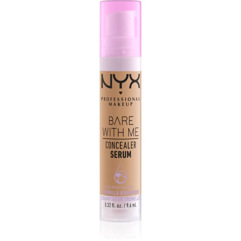NYX Professional Makeup Bare With Me Concealer Serum ενυδατικός διορθωτής 2 σε 1 απόχρωση 07 Medium 9,6 μλ