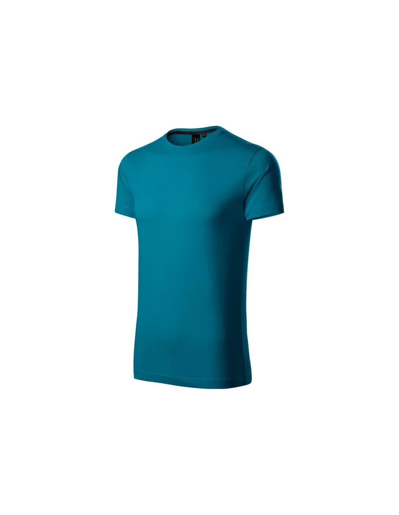 Malfini Ανδρικό Διαφημιστικό T-shirt Κοντομάνικο σε Μπλε Χρώμα MLI-15393