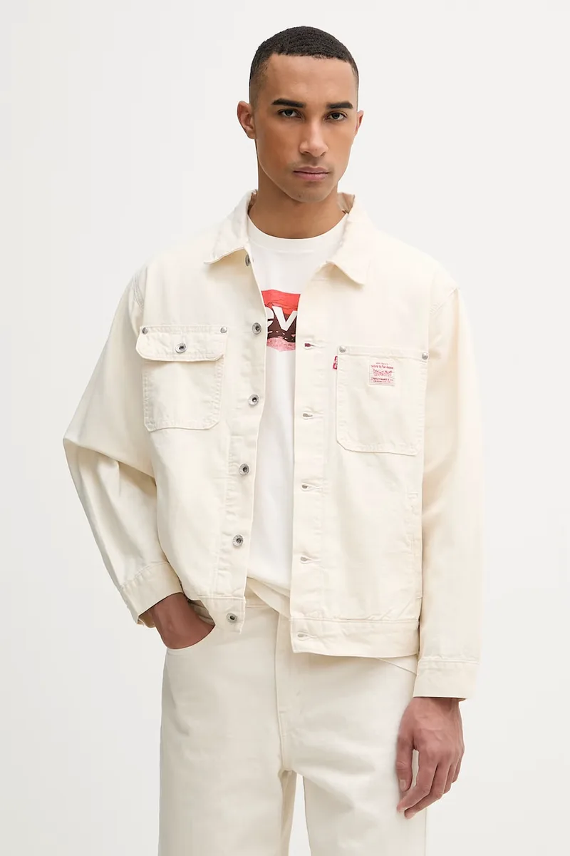 Levi's τζιν μπουφάν ανδρικό βαμβακερό SUNRISE TRUCKER x WORKWEAR