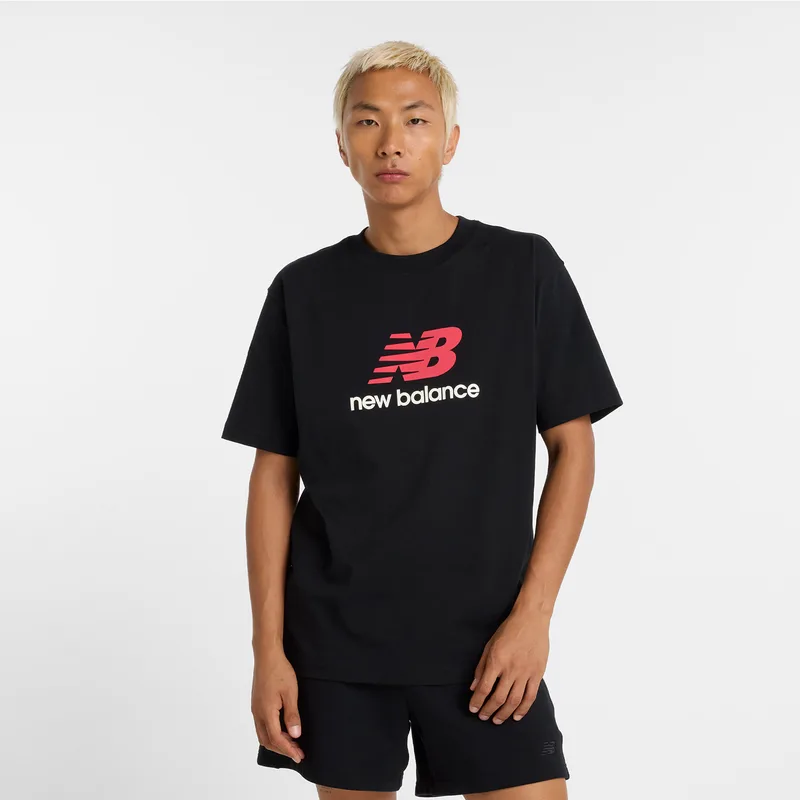 New Balance M Athletics Logo T-Shirt (MT51500-BK)
