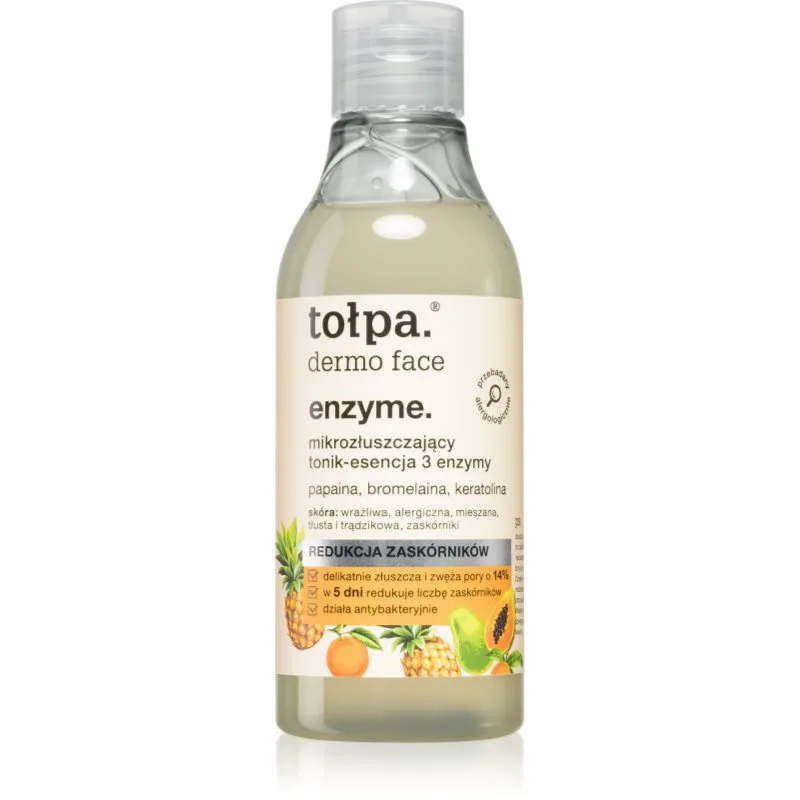 Tołpa Dermo Face Enzyme λοσιόν καθαρισμού με αποτέλεσμα απολέπισης 200 ml