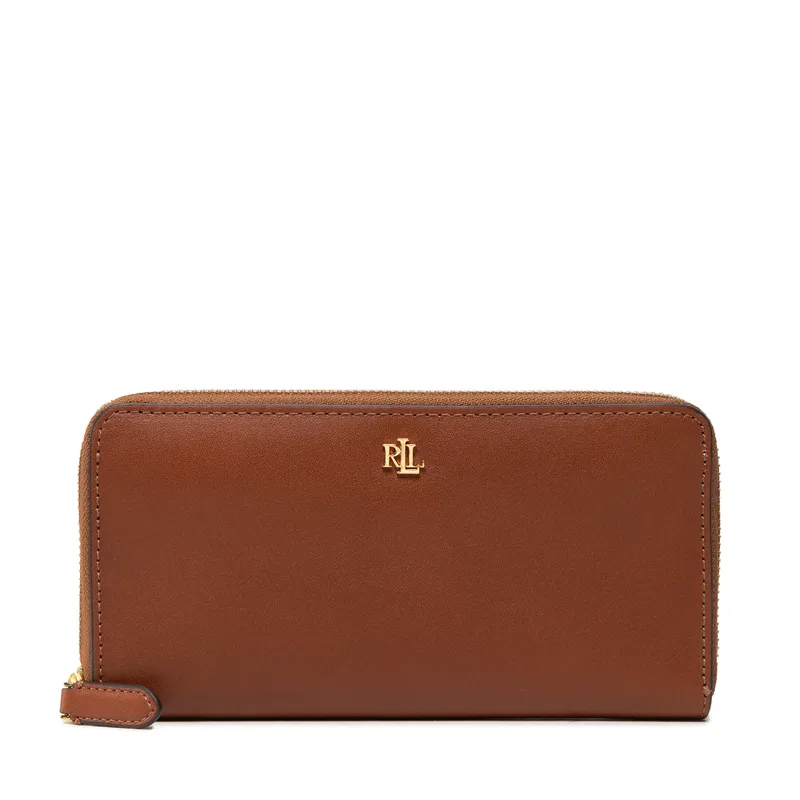Πορτοφόλι LAUREN RALPH LAUREN Zip Cont Wlt 432876730004 Καφέ