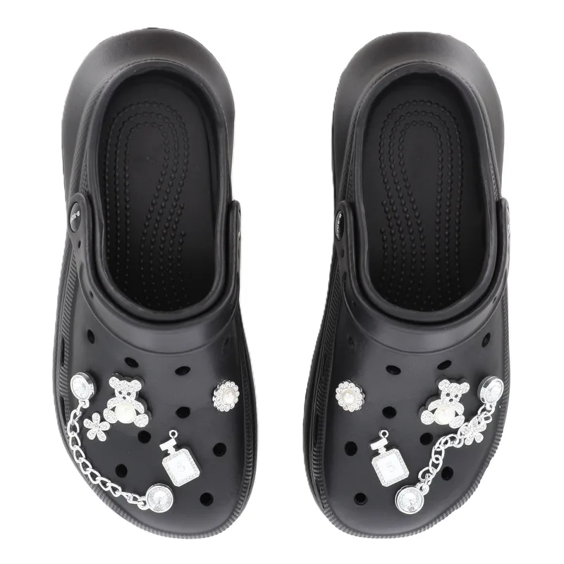 24735-2 ΓΥΝΑΙΚΕΙΑ ΣΑΓΙΟΝΑΡΑ CROCKS, ΜΑΥΡΟ