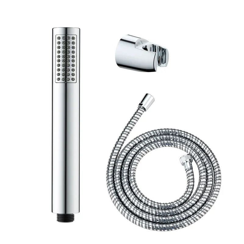 Τηλέφωνο Μπάνιου Με Σπιράλ & Στήριγμα (Σετ) Wenko Chrome Basic Line 24918100
