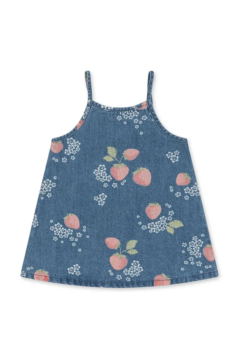 Παιδικό φόρεμα τζιν Konges Sløjd MAGOT STRAP DRESS GOTS