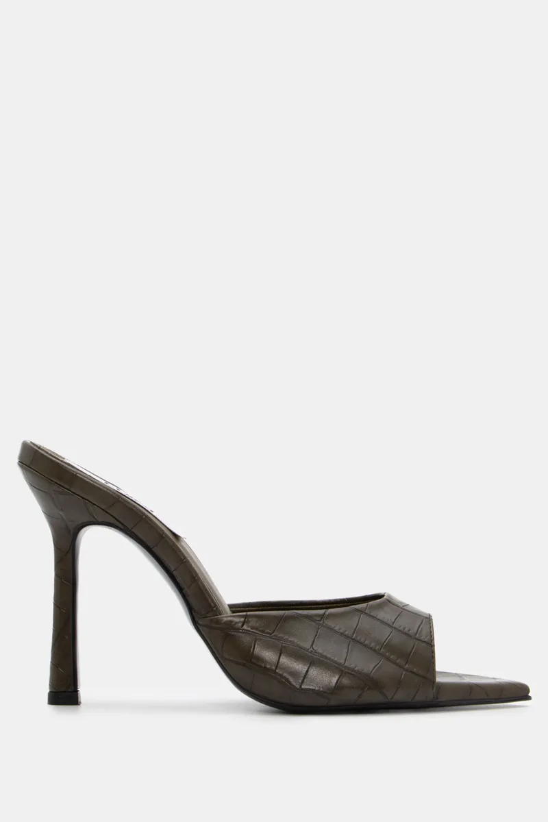 LUIGI DESIGN - Mules Μυτερά - Χακί