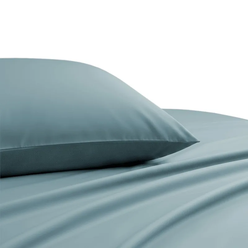 Μαξιλαροθήκες Ζεύγος 53X72 Melinen Lavish Satin Dark Aqua (53x72)