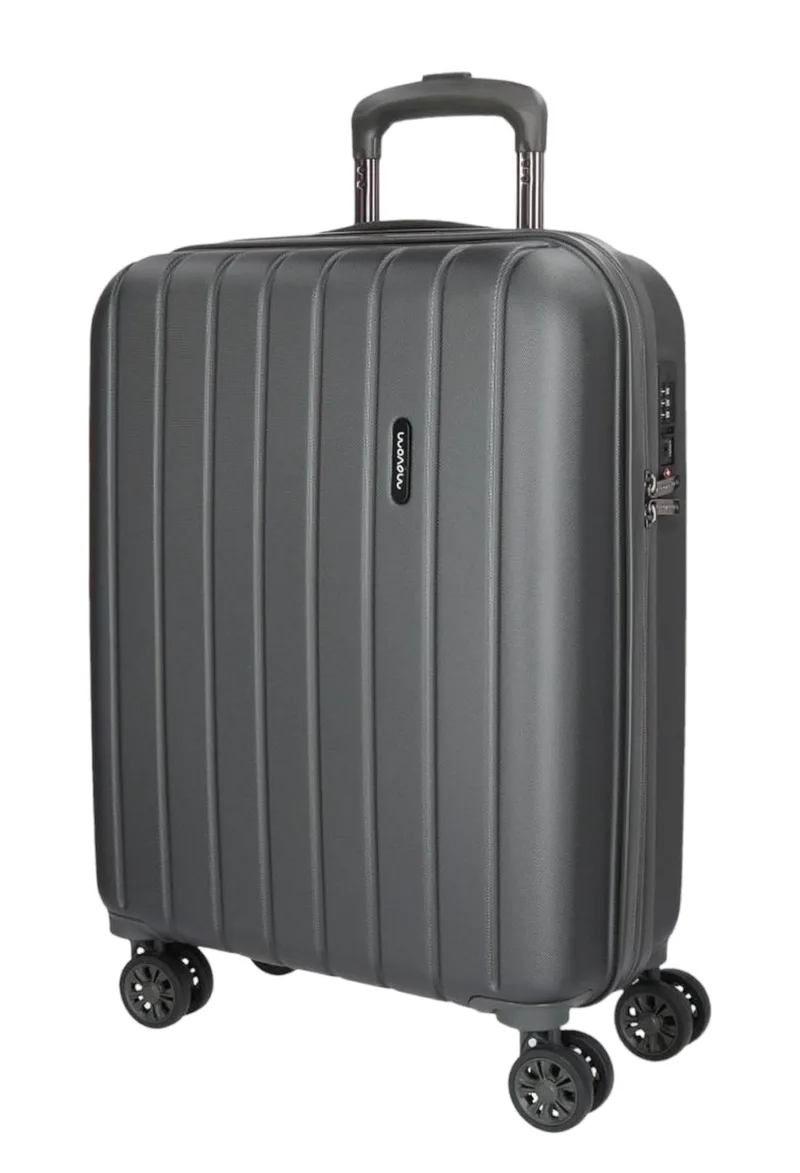 Βαλίτσα Καμπίνας Movom Wood Trolley 55×20×40cm 5319172-ANTHRACHITE