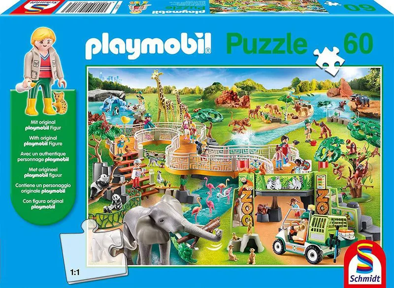 PLAYMOBIL ΖΩΟΛΟΓΙΚΟΣ ΚΗΠΟΣ SCHMIDT 60 ΚΟΜΜΑΤΙΑ (56381)
