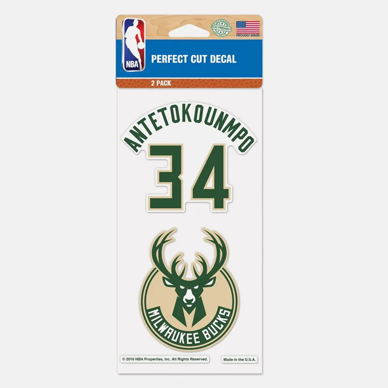 Wincraft Nba Clr Dcl 4X8 Set Ante/Bucks (9000179230_76371)