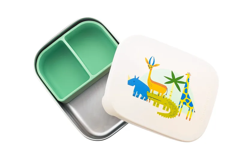 The Cotton Cloud Stainless Steel Lunchbox Croc Rock