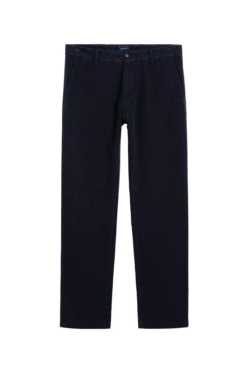 Gant ανδρικό chino παντελόνι μονόχρωμο (34L) - 1500019 Μπλε Σκούρο