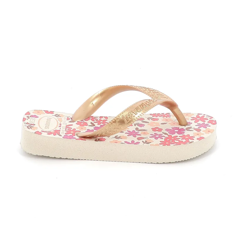 Παιδική Σαγιονάρα για Κορίτσι Havaianas Kids Flores Χρώματος Μπεζ 4000052-1685
