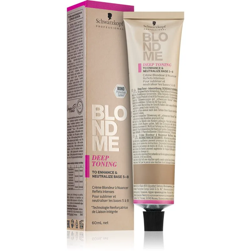 Schwarzkopf Professional Blondme Toning βαφή για τα μαλλιά με χρώμα Peach Sorbet 60 μλ