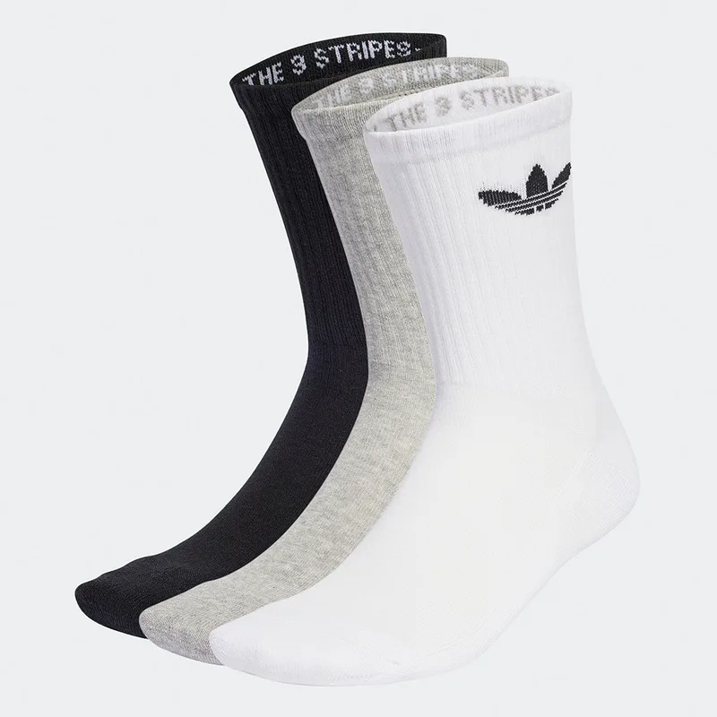 adidas Trefoil Cushion Crew 3-Pack Unisex Κάλτσες (9000147955_1523)