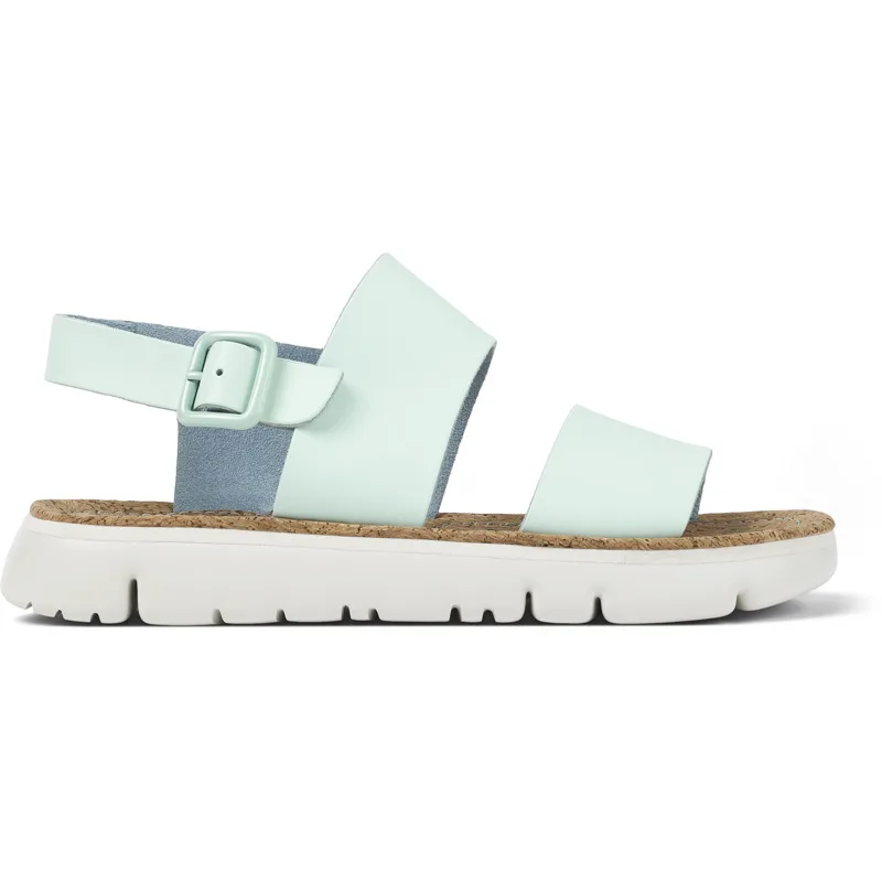 CAMPER Oruga - Πέδιλα Για Γυναικεία - Μπλε, Μέγεθος 35, Smooth leather