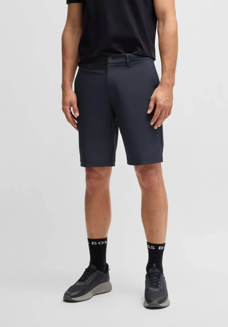 BOSS Υφασμάτινο Παντελόνι Commuter - 50540337 402 Dark Blue