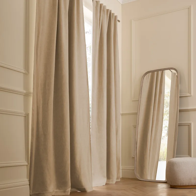 Κουρτίνα συσκότισης από πλυμένο λινό 140x220 cm