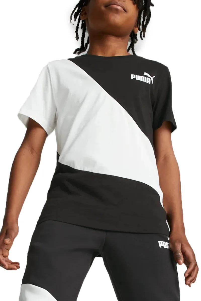 Μπλούζα Κοντομάνικη Puma Power Cat 674231-01 Αγόρι