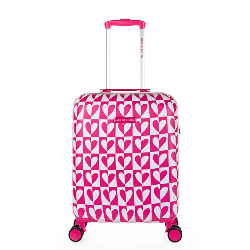 Βαλίτσα Καμπίνας AGATHA RUIZ DE LA PRADA Hearts Φούξια 134250-01
