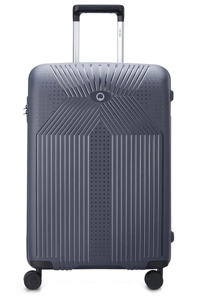 Σκληρή Βαλίτσα Delsey Ordener 66×43.5×25.5cm 384681001-ANTHRACITE