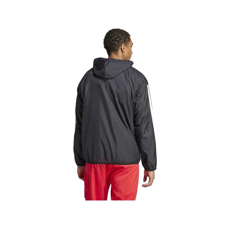 Ζακέτα adidas Veste Essentials 3 Stripes noir en polyester recyclé