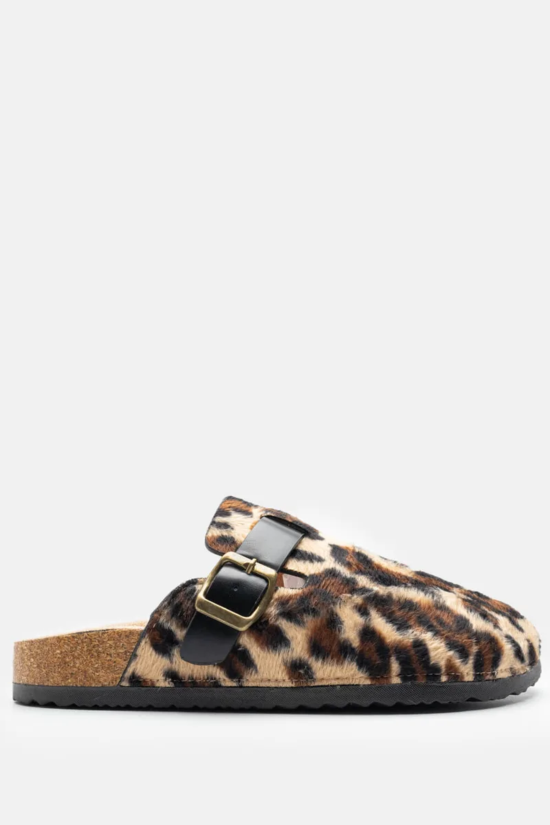 Clogs Animal Print με Τόκα - Animal Print