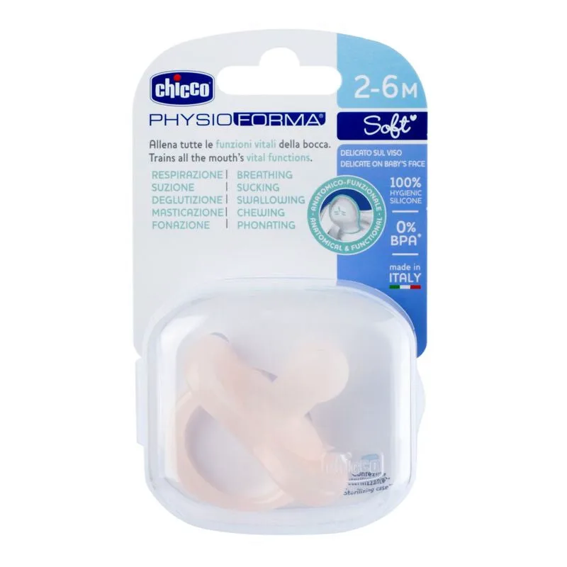 Chicco PhysioForma® Soft Pacifier 2-6 Months Pink