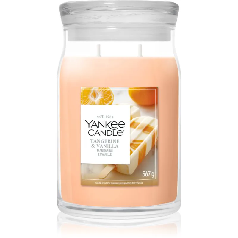 Yankee Candle Tangerine & Vanilla αρωματικό κερί 567 γρ