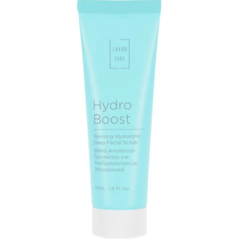 Lavish Care Hydro Boost Reviving Hyaluronic Deep Facial Scrub Βαθιά Απολέπιση Προσώπου για Αναζωογονήση με Υαλουρονικό 50ml