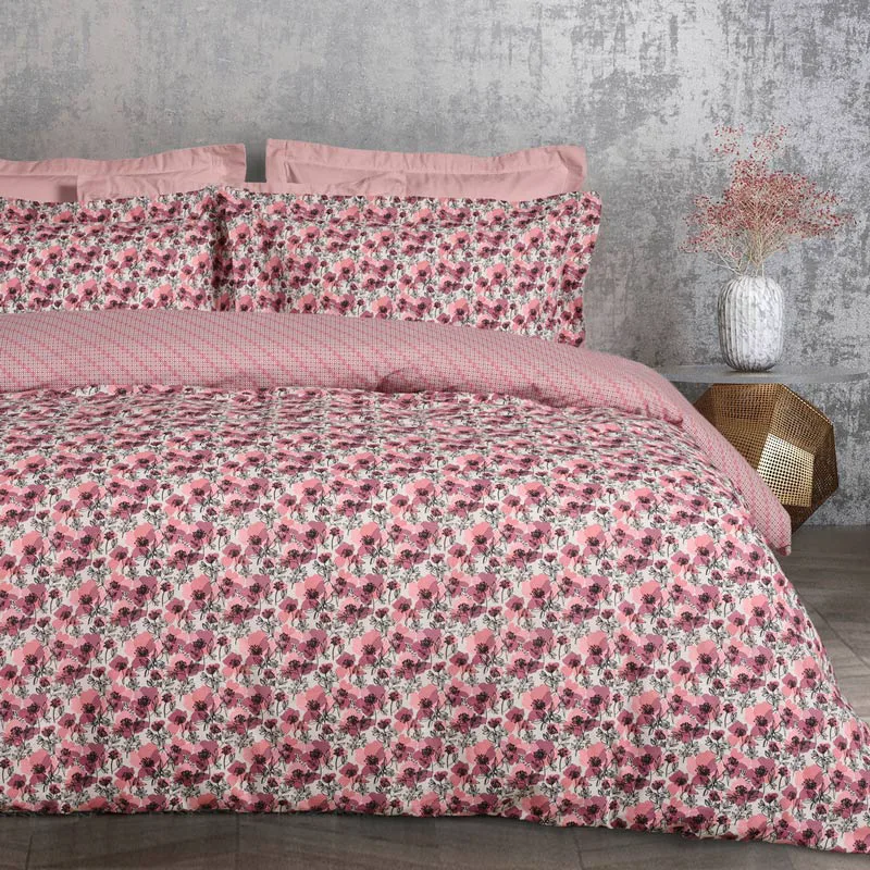 Παπλωματοθήκη Υπέρδιπλη Σετ 220x240 Das Home Casual 5424 Nude 220x240
